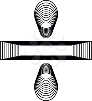 font Symbol Line Logo Icon Design - Vector Illustration
