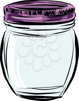 glass jar isolated icon design vector illustration