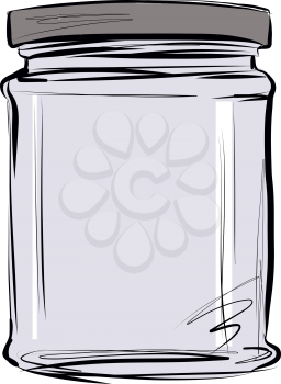 glass jar isolated icon design vector illustration