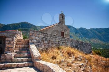 Tourist Landmark of the ancient church of Sveti Sava in Montenegro
