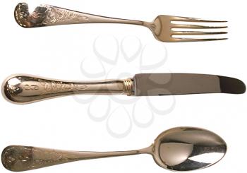 Royalty Free Photo of a Set of Utensils 
