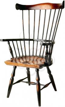 Royalty Free Photo of a Vintage Wooden Chair