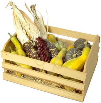Royalty Free Photo of a Basket Full of Vegetables