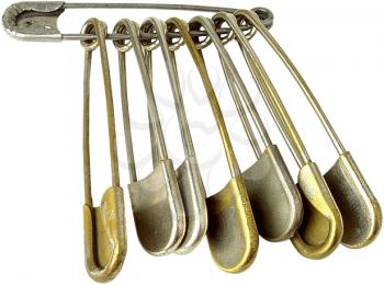 Royalty Free Photo of Diaper Pins 