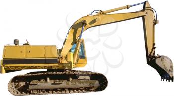 Royalty Free Photo of a Construction Backhoe 