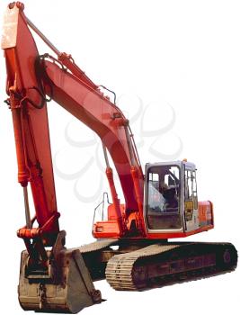 Royalty Free Photo of a Construction Backhoe