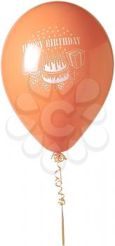 Royalty Free Photo of a Happy Birthday Balloon 