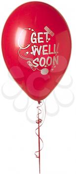 Royalty Free Photo of a Get Well Soon Balloon 