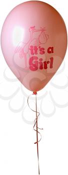 Royalty Free Photo of It's a Girl Balloon