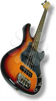 Royalty Free Photo of an Electric Bass Guitar