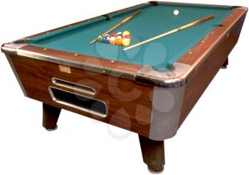 Royalty Free Photo of a Billiard Table