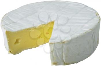 Royalty Free Photo of a Brick of Brie Cheese