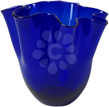 Royalty Free Photo of a Dark Blue Vase