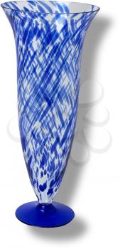 Royalty Free Photo of a Tall Glass Blown Vase