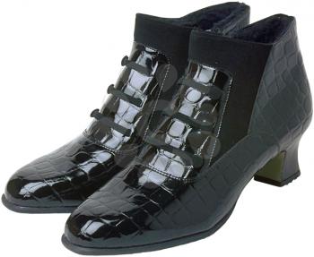 Royalty Free Photo of a Black Ladies Boot
