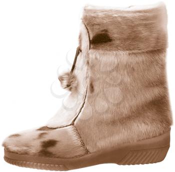 Royalty Free Photo of a Mukluk Boot