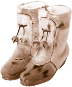 Royalty Free Photo of Mukluk Boots