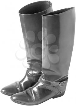 Royalty Free Photo of a Woman's Fashion Boot