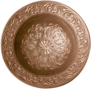 Royalty Free Photo of a Large Brass Bowl