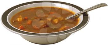 Royalty Free Photo of a Bowl of Stew