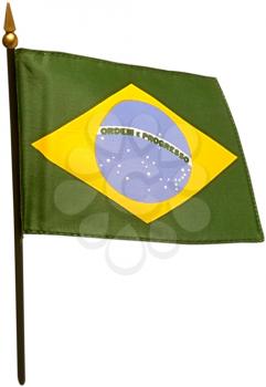 Royalty Free Photo of a Flag of Brazil