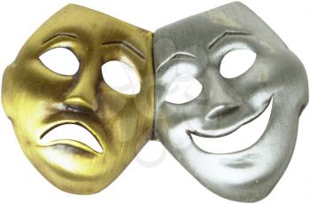 Royalty Free Photo of a Drama Face Brooches