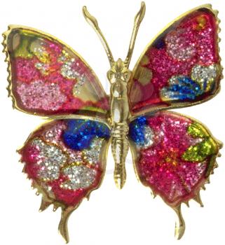 Royalty Free Photo of a Butterfly Brooch