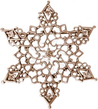 Royalty Free Photo of a Star Brooch