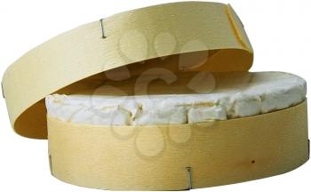 Royalty Free Photo of a Container of Camembert Cheese 