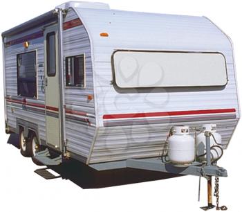 Royalty Free Photo of a Camper Tailer