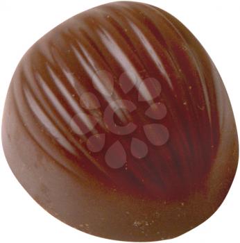 Royalty Free Photo of a Piece of Chocolate from a Box