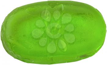 Royalty Free Photo of a Single Green Candy
