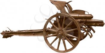 Royalty Free Photo of a Replica Cannon