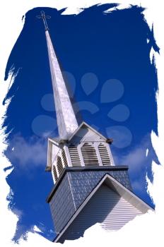 Royalty Free Photo of a Church Steeple