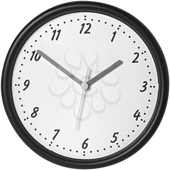 Royalty Free Photo of a Black and White Clock