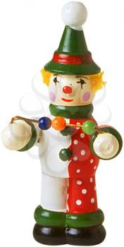 Royalty Free Photo of a Wooden Clown