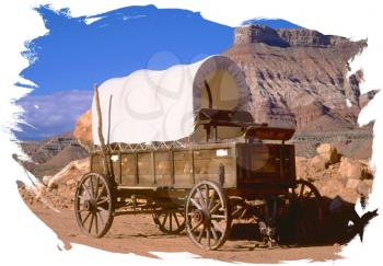 Royalty Free Photo of a Stagecoach Wagon