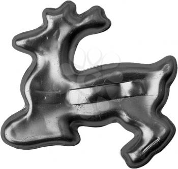 Royalty Free Photo of a Reindeer Shaped Cookie Cutter