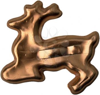 Royalty Free Photo of a Reindeer Cookie Cutter