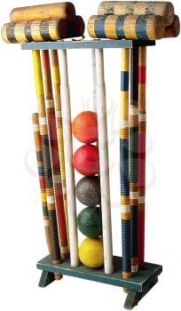 Royalty Free Photo of a Croquet Set