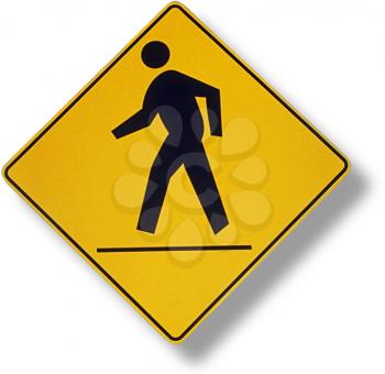 Royalty Free Photo of a Cross Walk Sign