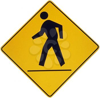 Royalty Free Photo of a Cross Walk Sign