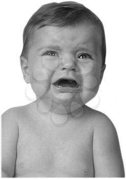 Royalty Free Photo of a Baby Crying