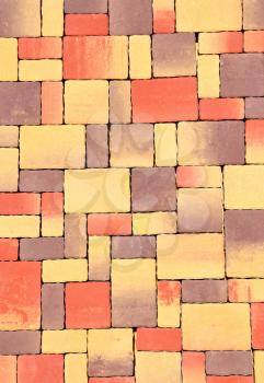 Abstract background brick mosaic.