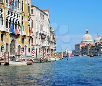 Main canal in Venice. 
