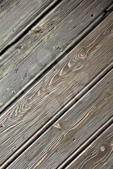 Texture of an Old Brown Wood Surface with Oblique Grainy Natural Pattern.