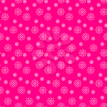 Seamless flower pattern. Can be used for background, textile pattern, scrapbooking etc.