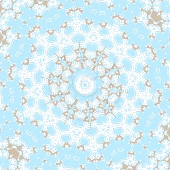 Artistic round lace background in shape of snowflake. Can be used for brochures, flyers, as web site background etc.