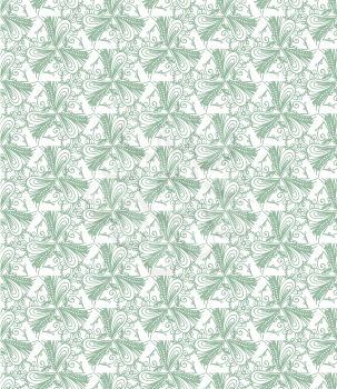 Elegant seamless lace pattern. Vector illustration. EP8