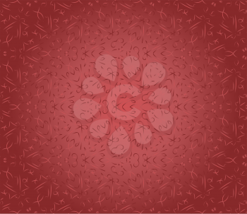Seamless rich red vintage pattern. Vector EPS 10